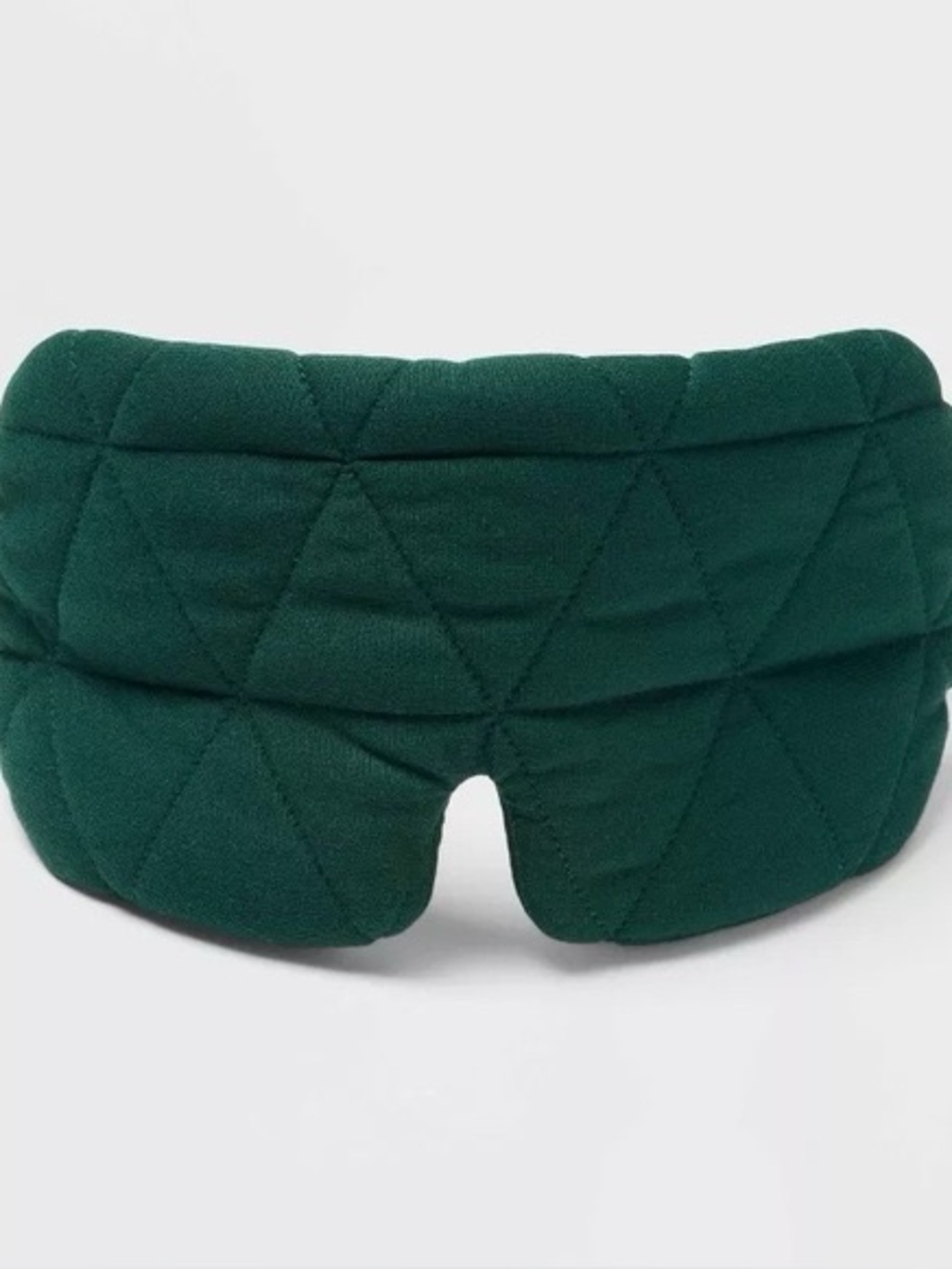 dark green quilted jersey eye mask by Auden-NWT